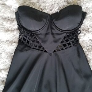 Guess by Marciano | Black Strapless Dress